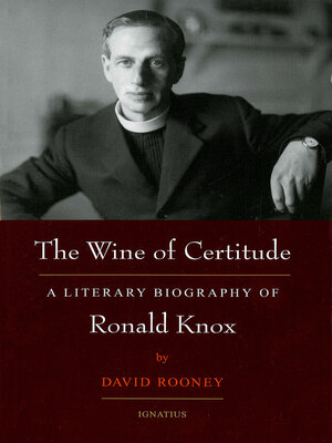 cover image of The Wine of Certitude